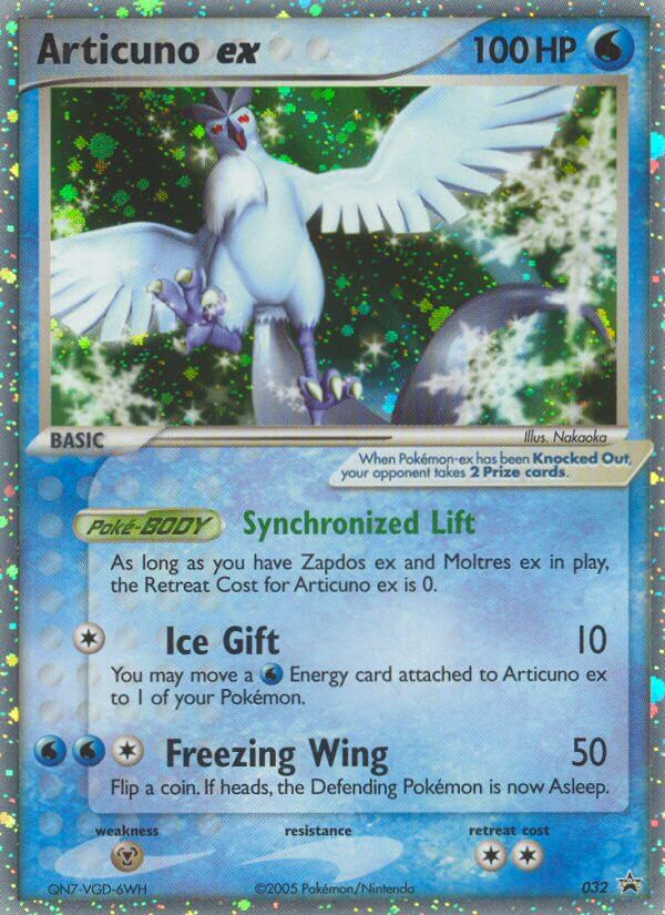 Nintendo Promos Holo Articuno ex #32
